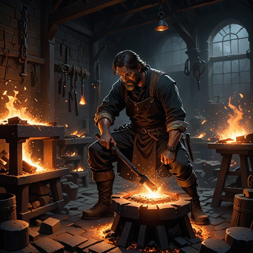 Forging Dark Magic in a Haunted Forge
