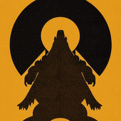 Godzilla Eats Earth: Pop Art Screen Print