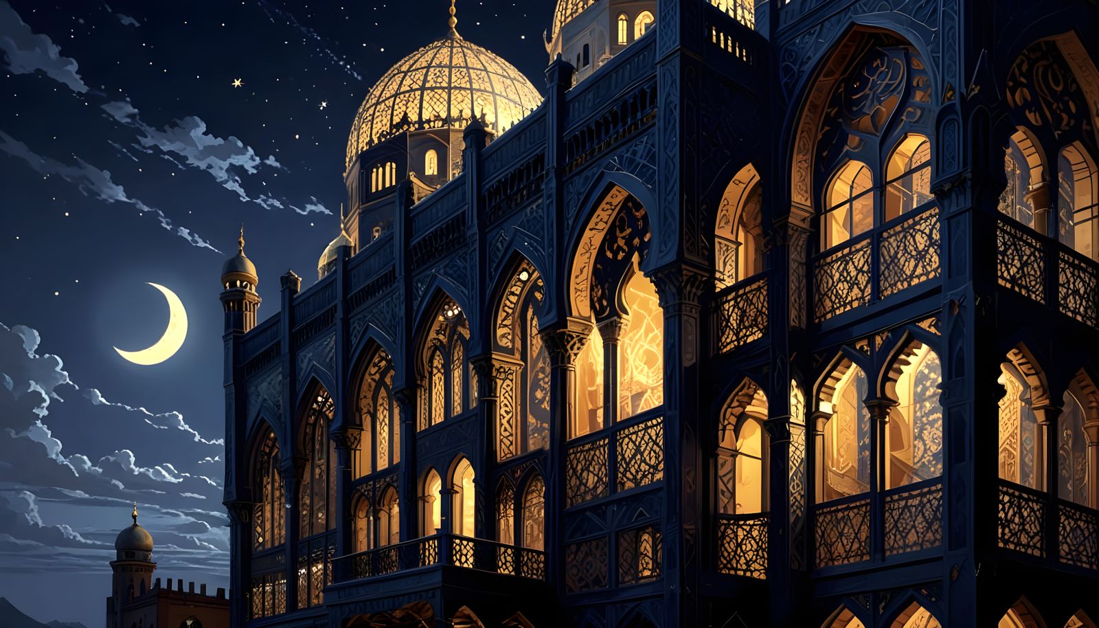Spectacular Iron Architecture at Night