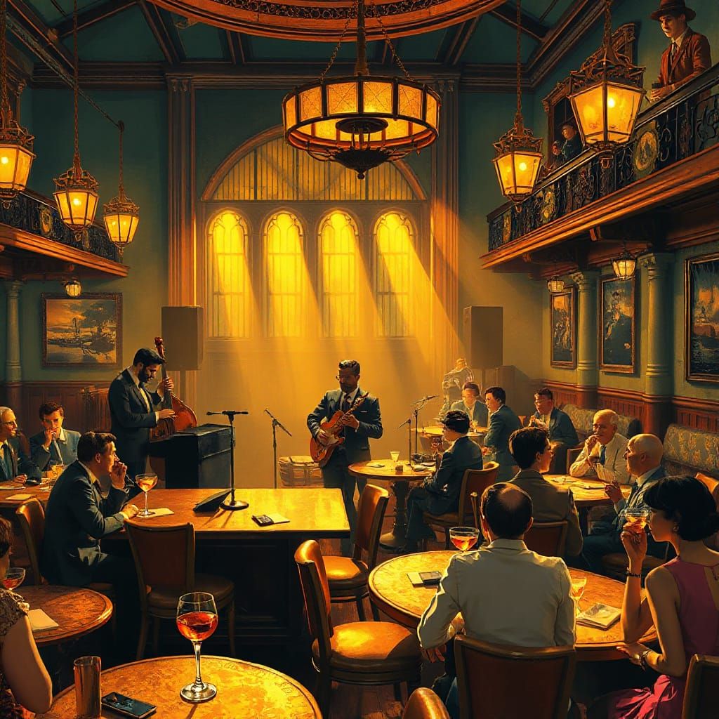 1920s New Orleans Jazz Club Scene