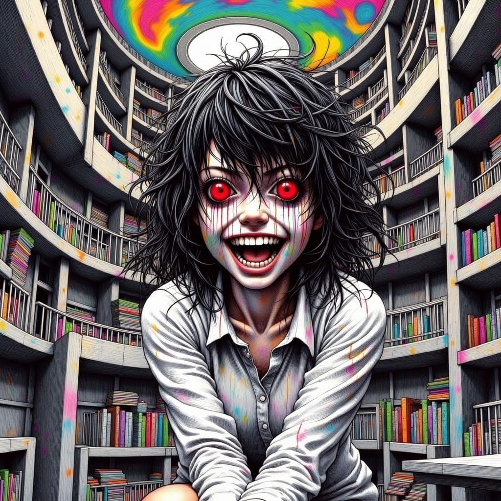 Junji Ito Inspired Classroom Paranoia Manga