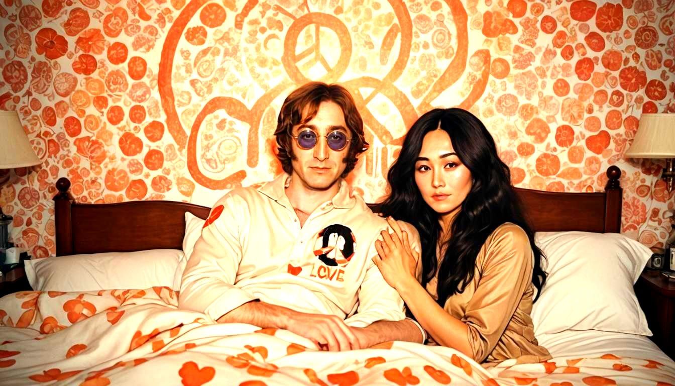 John Lennon and Yoko Ono Peace Portrait