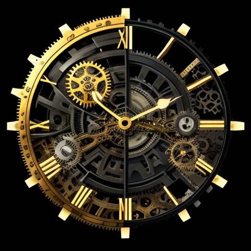 Steampunk Clockwork Eye in Sci-Fi Style