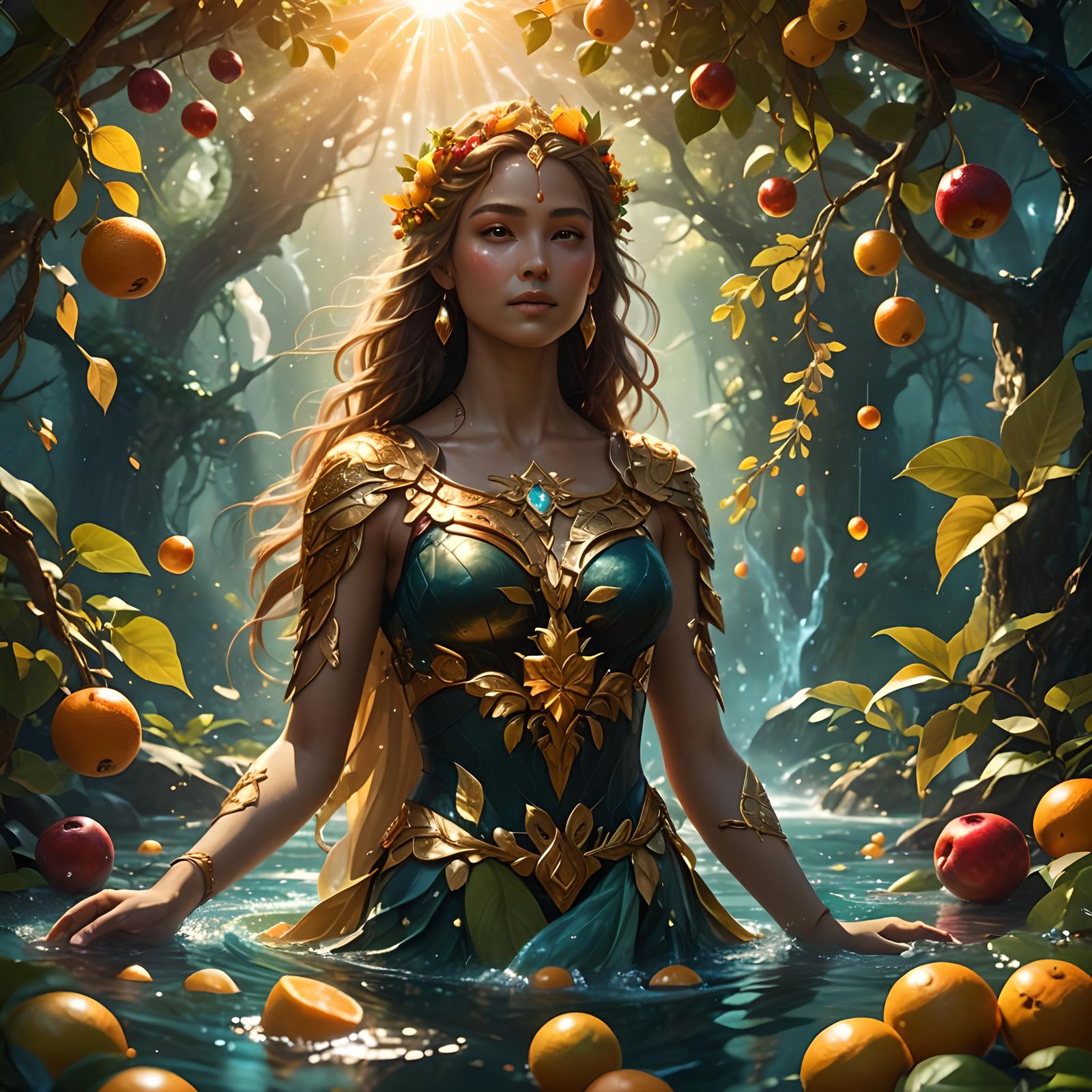 Health and Wellness Manifestation in Detailed Matte Painting