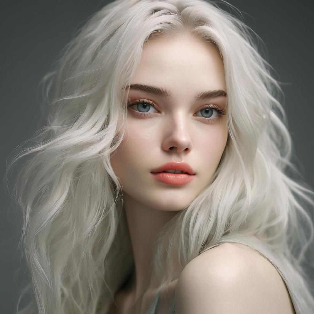Girl of Pure Beauty AI Portrait
