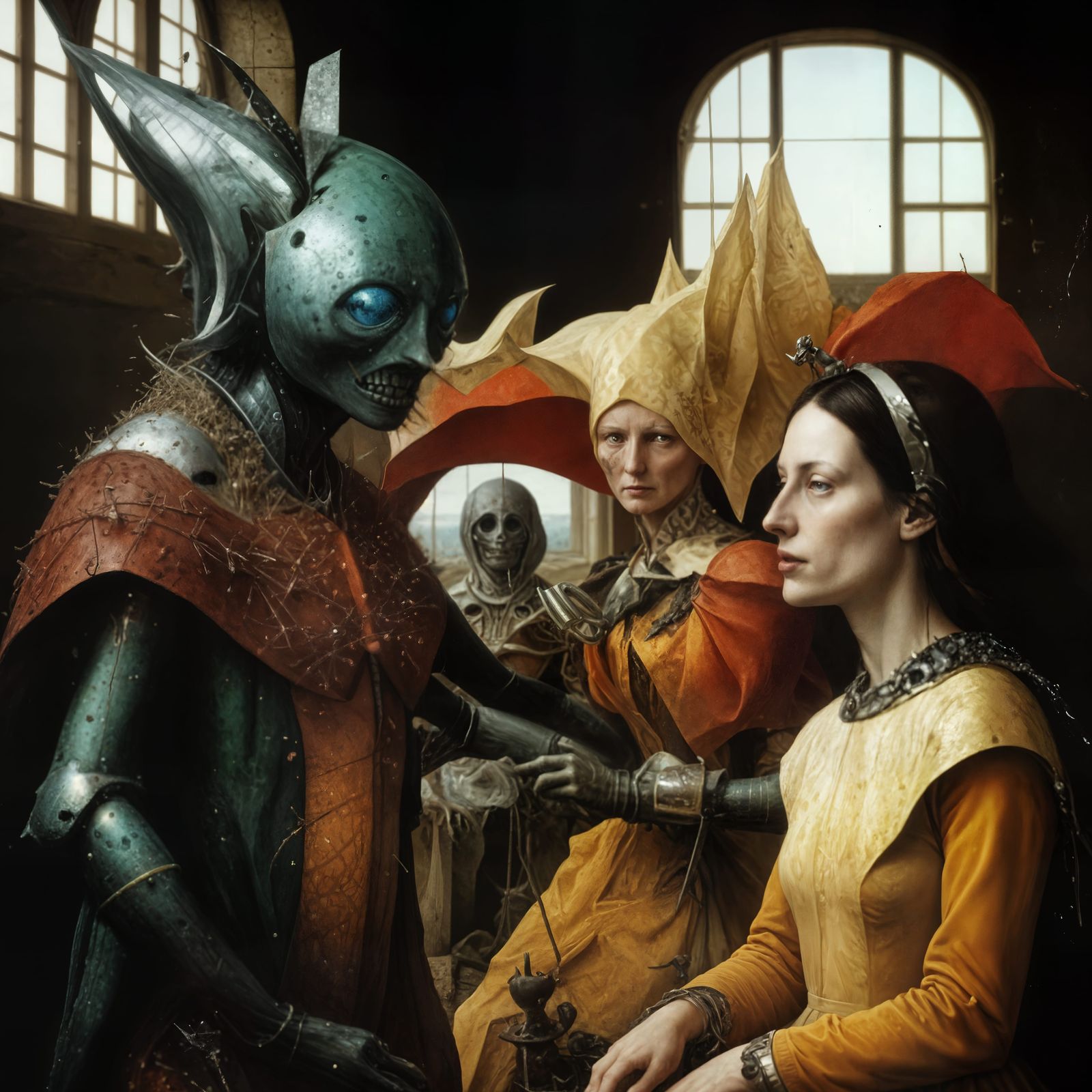 Questioned by the Boss, the new woman didn't rat-out the other lady for a big mistake.  By this she gained Trust, despit...