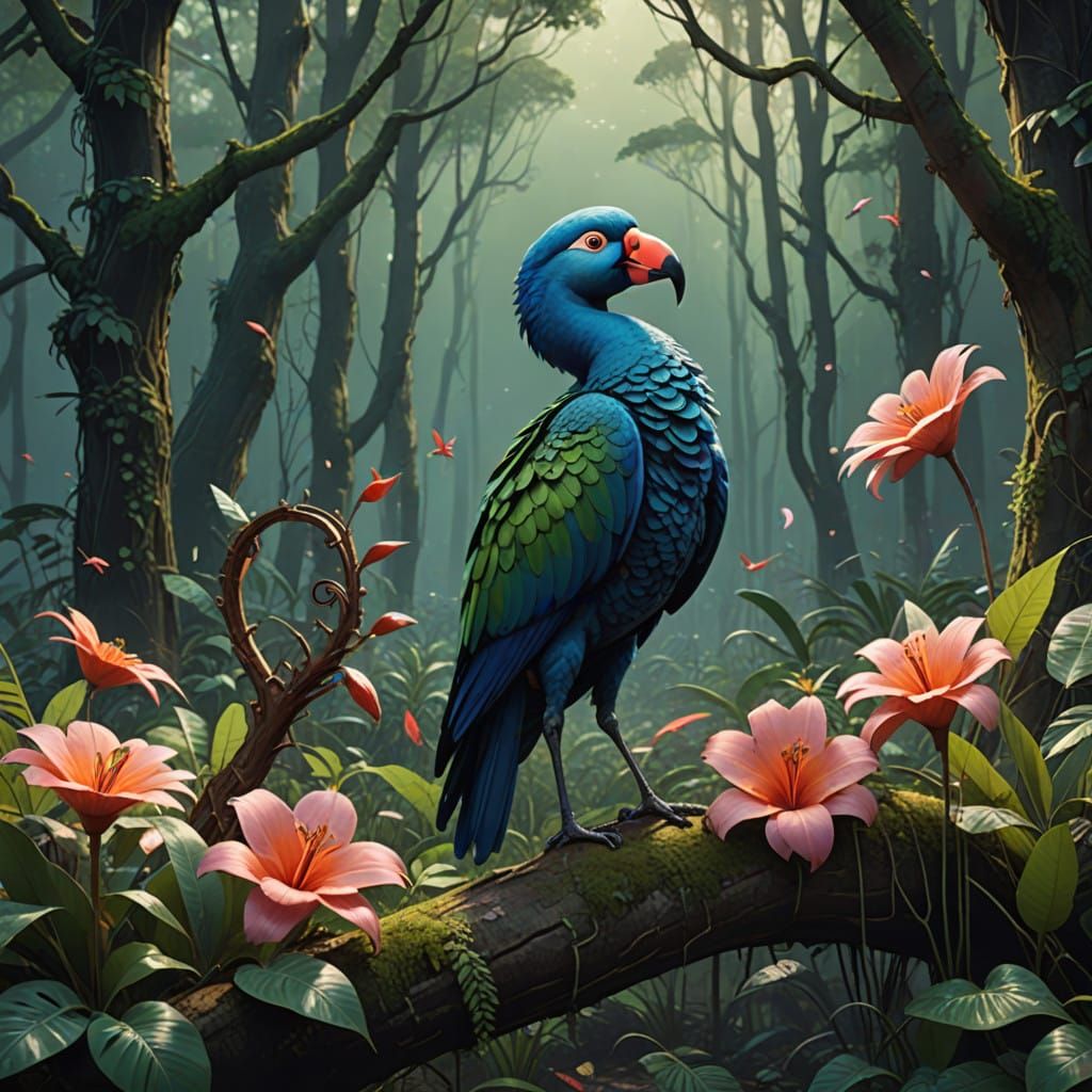 Birds in Harmony: A Forest Symphony