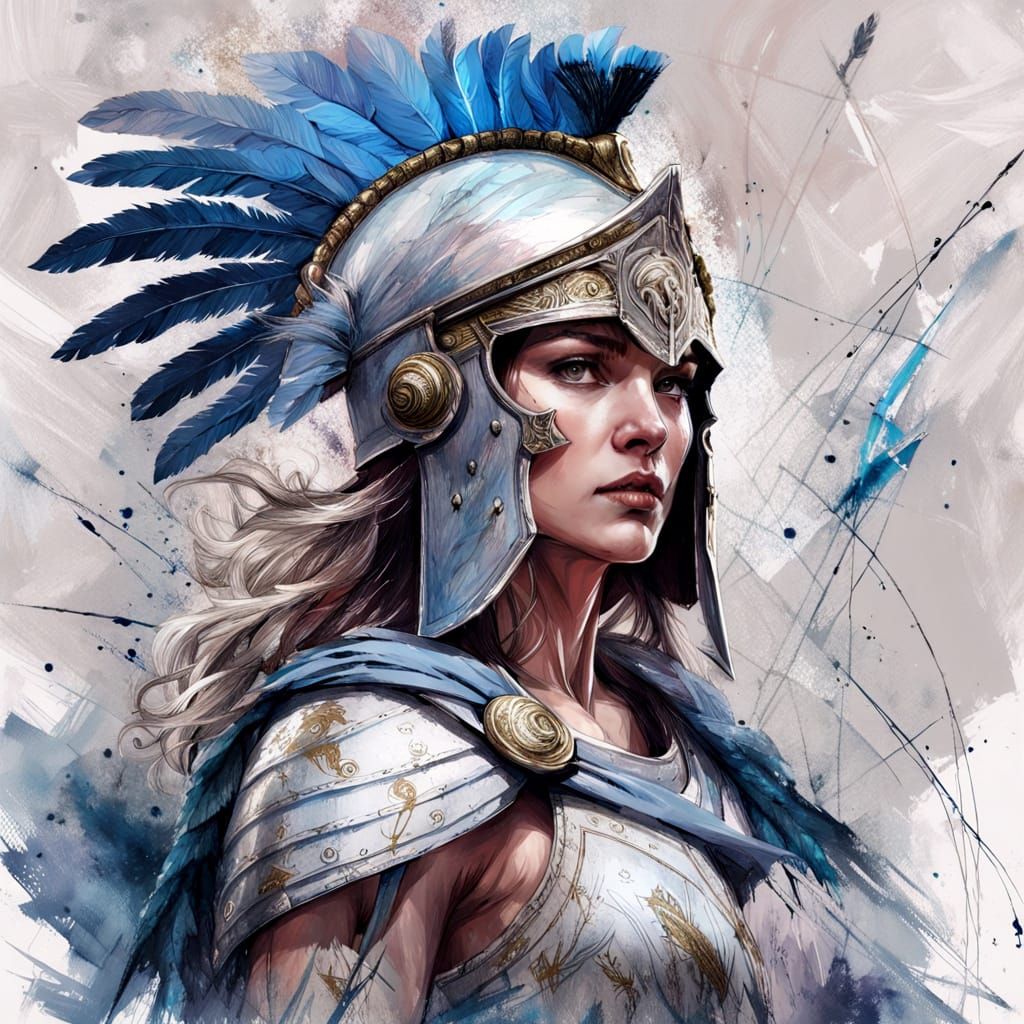 Athena Minerva Portrait: War, Wisdom, and Crafting