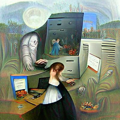 Corporate Regret: A Renaissance Storybook Illustration
