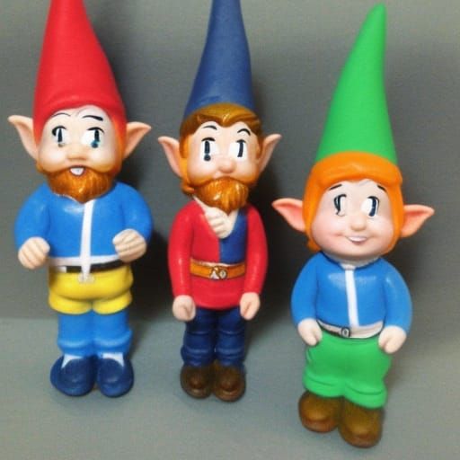 Gnomes in Archie Comics Style