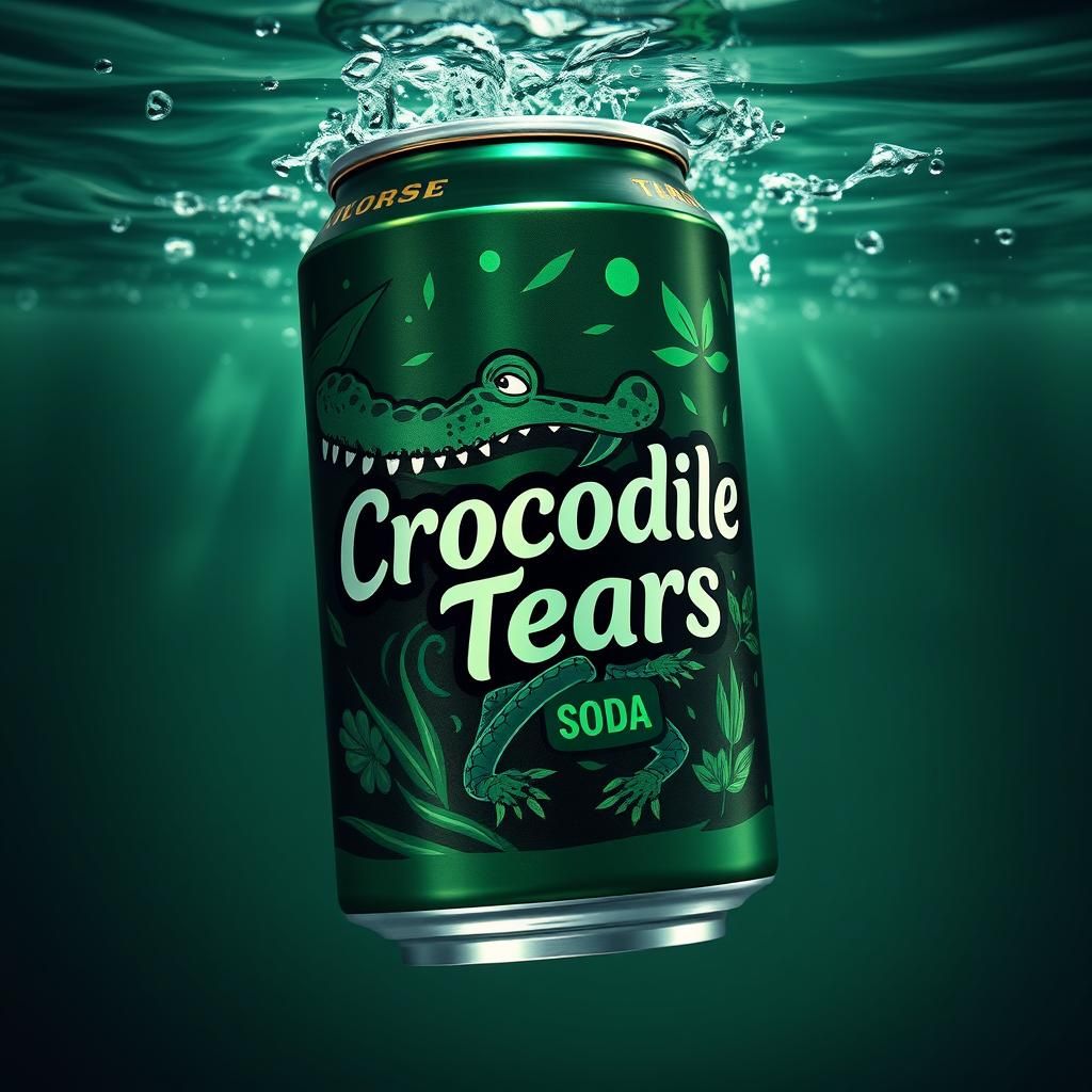 Crocodile Tears Soda Can 🐊