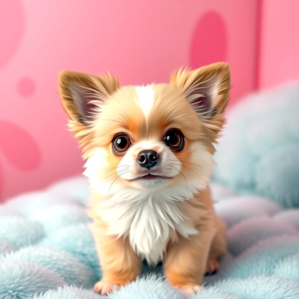 Kawaii Dog Portrait