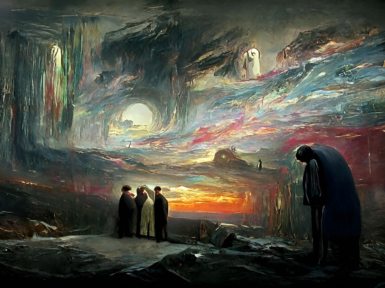 Emotionally Conveyed End of Time Painting