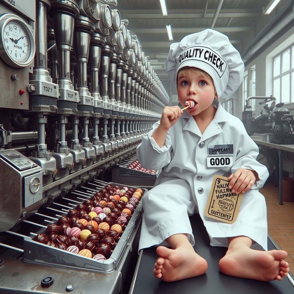 Vibrant Retro Futuristic Candy Sculpture