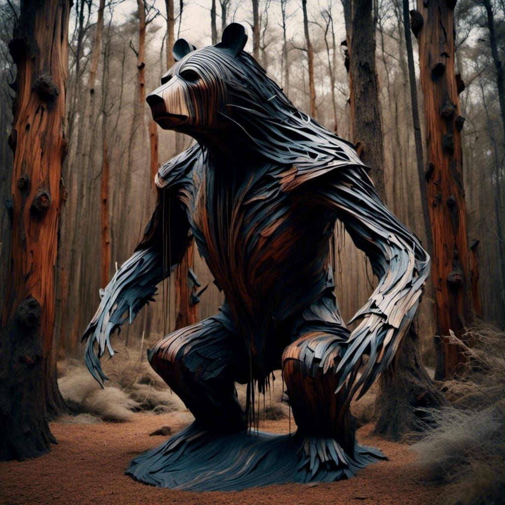 Native American Shapeshifter Transforms to Bear