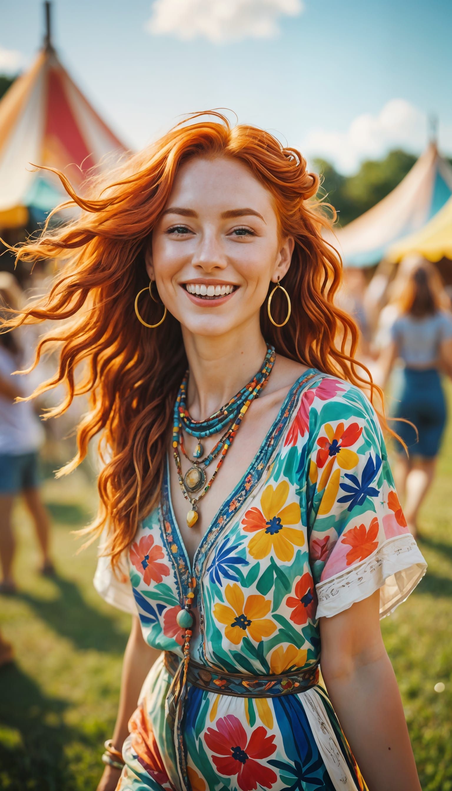 Vibrant Bohemian Festival Scene
