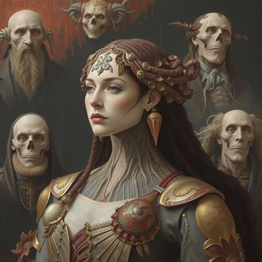 Abstract Psychedelic Expressionist Dada: Glorious Orbital Or...