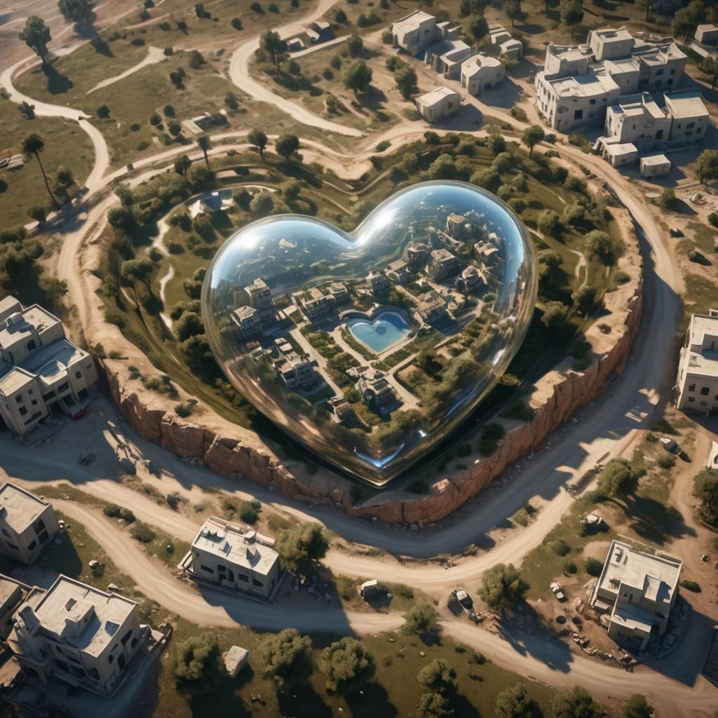 IDF Soldiers Holding Glass Heart: 3D Game Cinematic