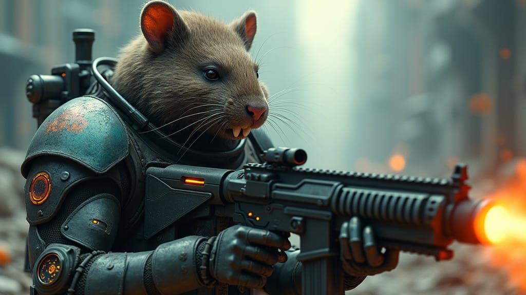 Concept Art for a Ruhar soldier from the Expeditionary Force Novels by Craig Alanson.