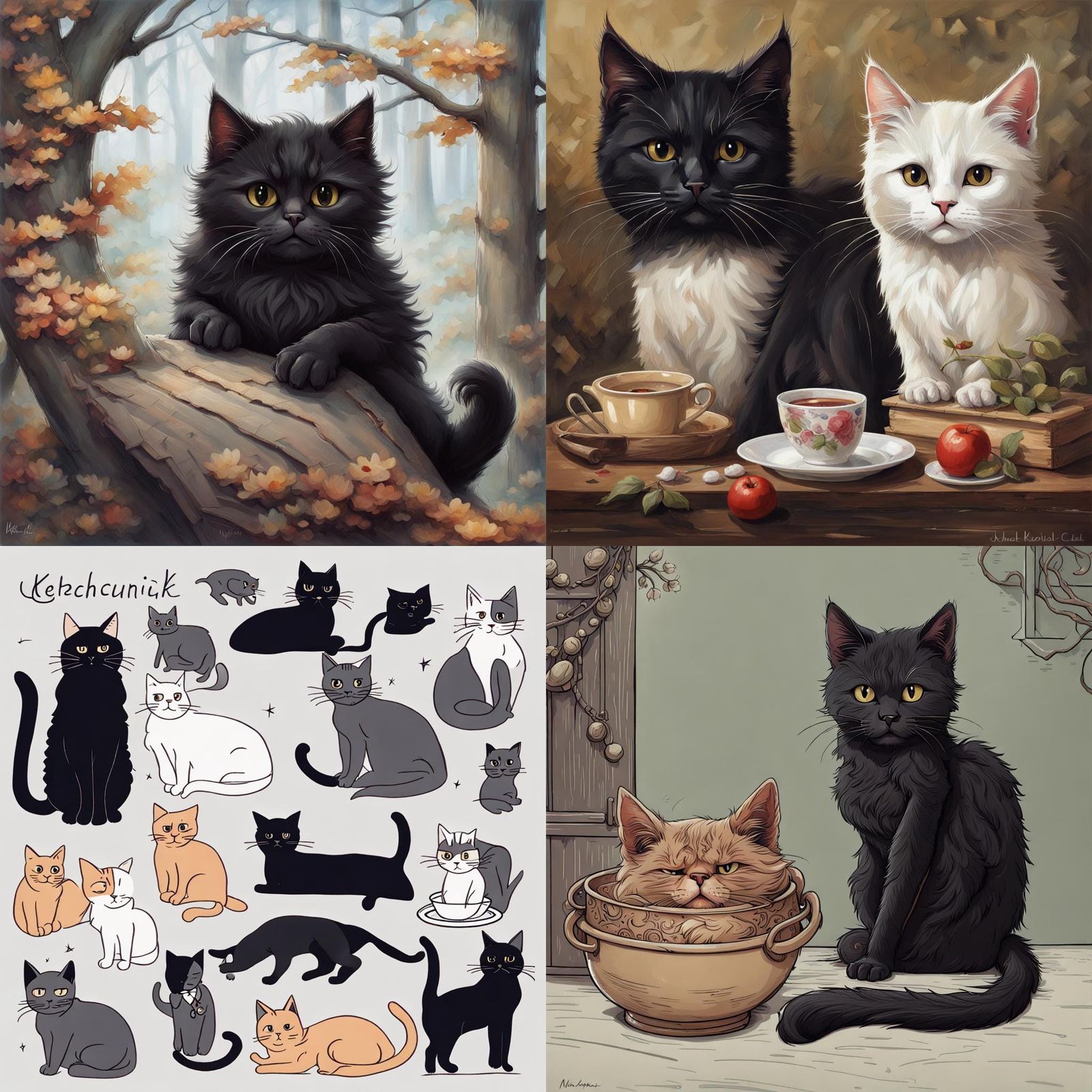 Image of a Black Kitten