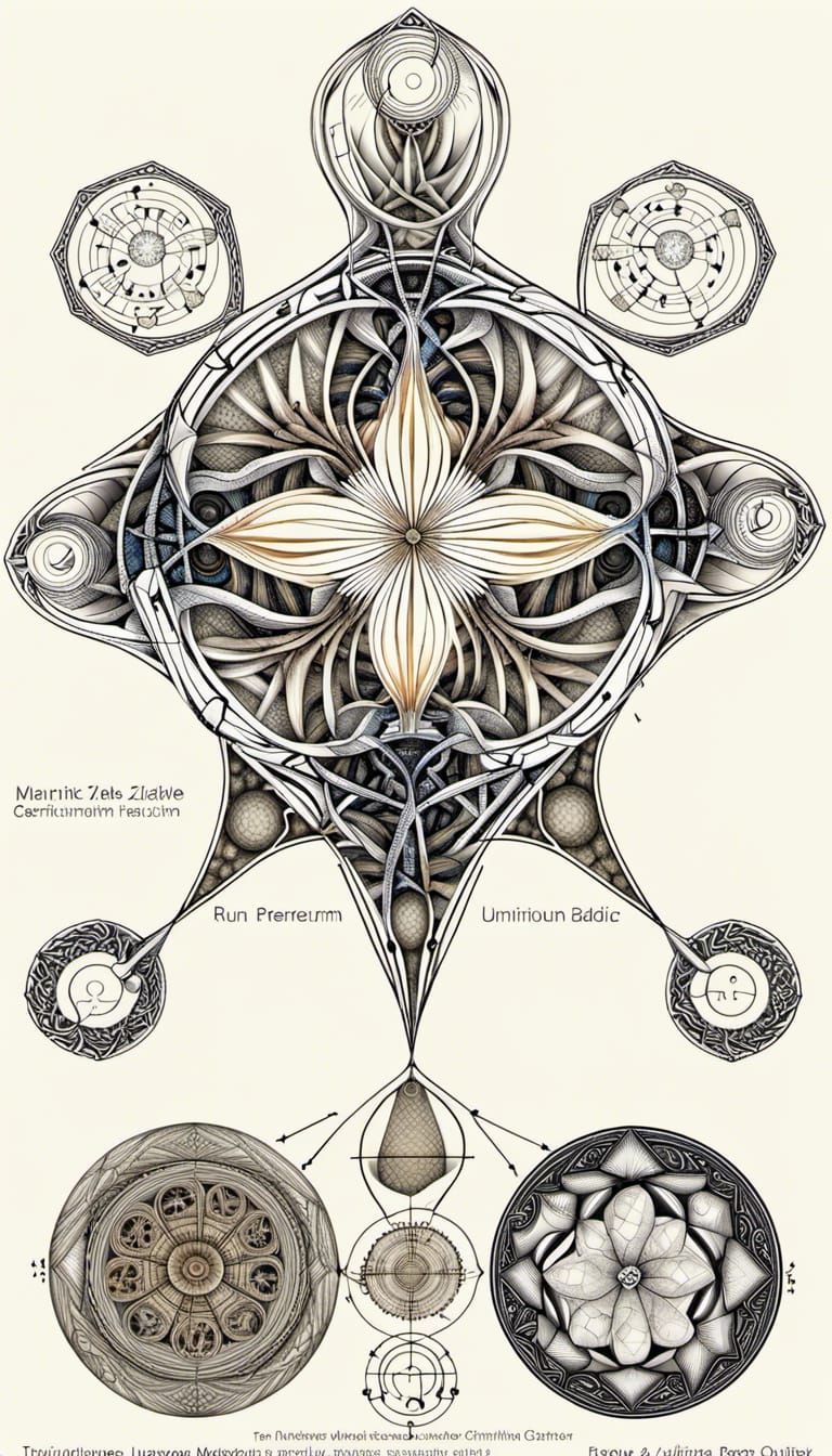Technical Diagram of Errorium with Crop Circle Elements