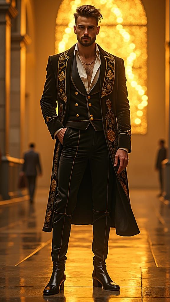 Velvet and Gold: A Maximalist Fashion Vision