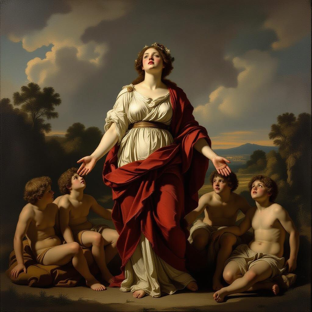 Niobe's Grief: A Classical Baroque Vision
