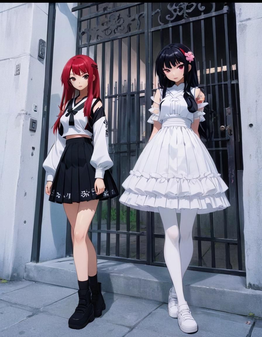 Harajuku Fashion (Jirai Kei and Ama Rori) Anime Style