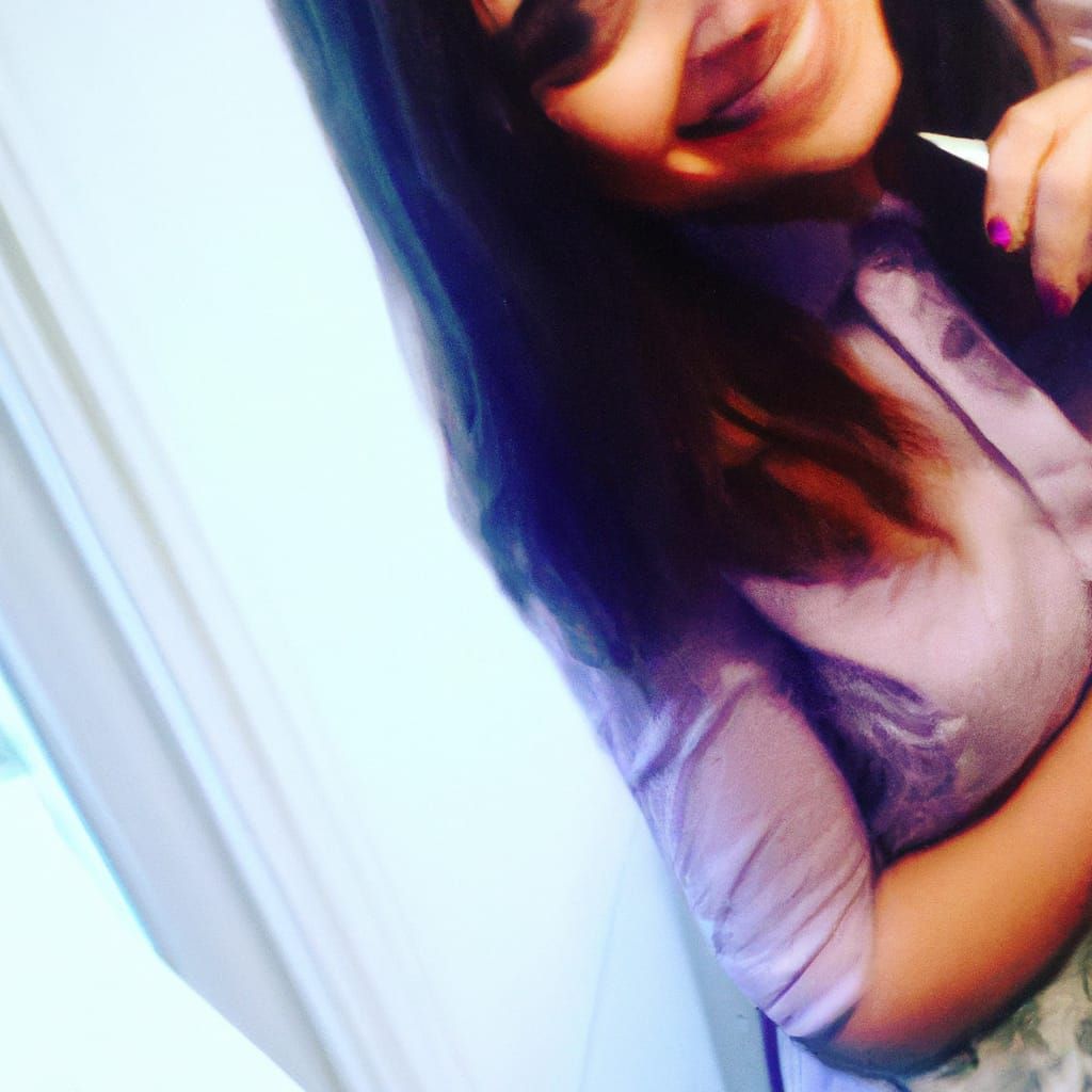 Creepy Girl with Knife in Horror Illustration Style