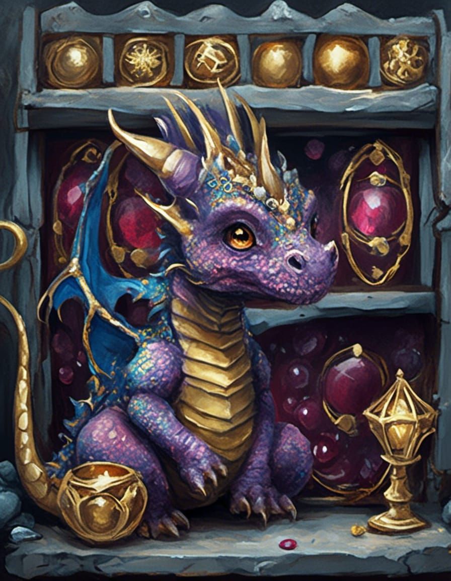 dragon & its hoard