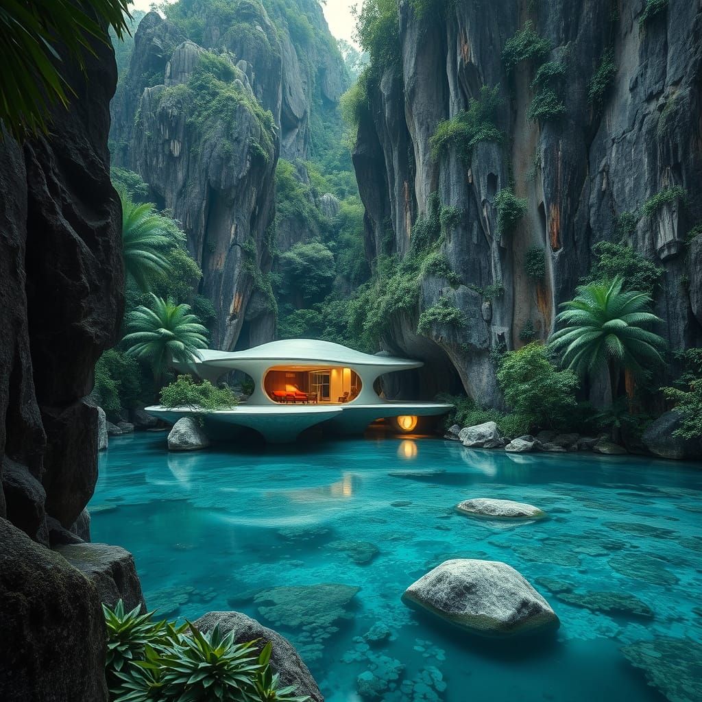 Lagoon house in Ao Phang Nga