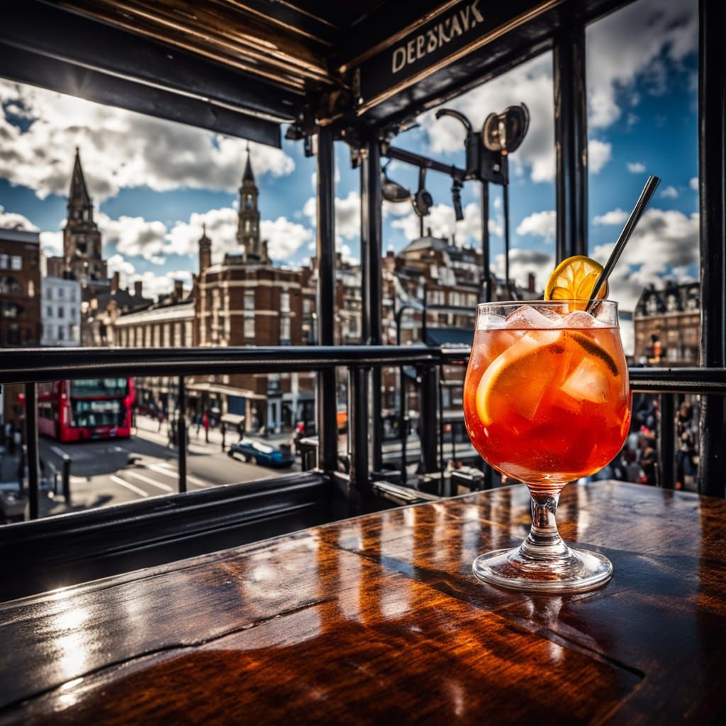 Russian Spring Punch in Soho Bar, London