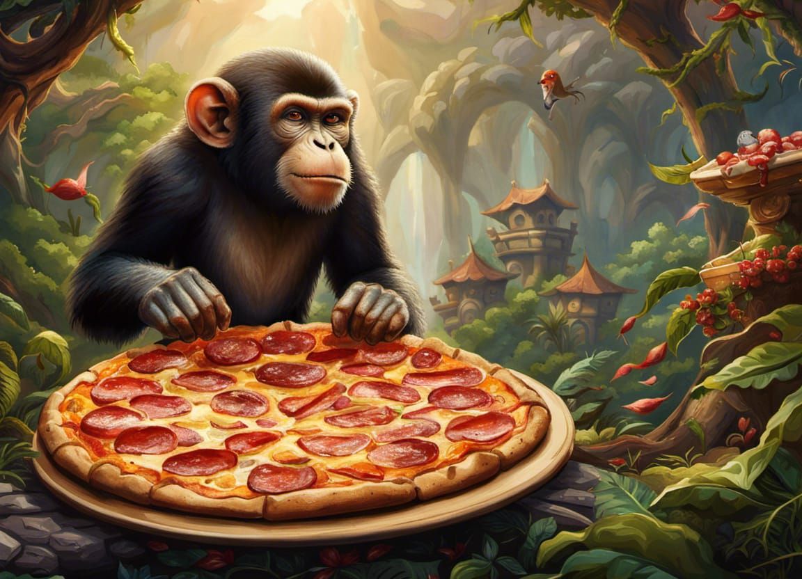Pizza chimp