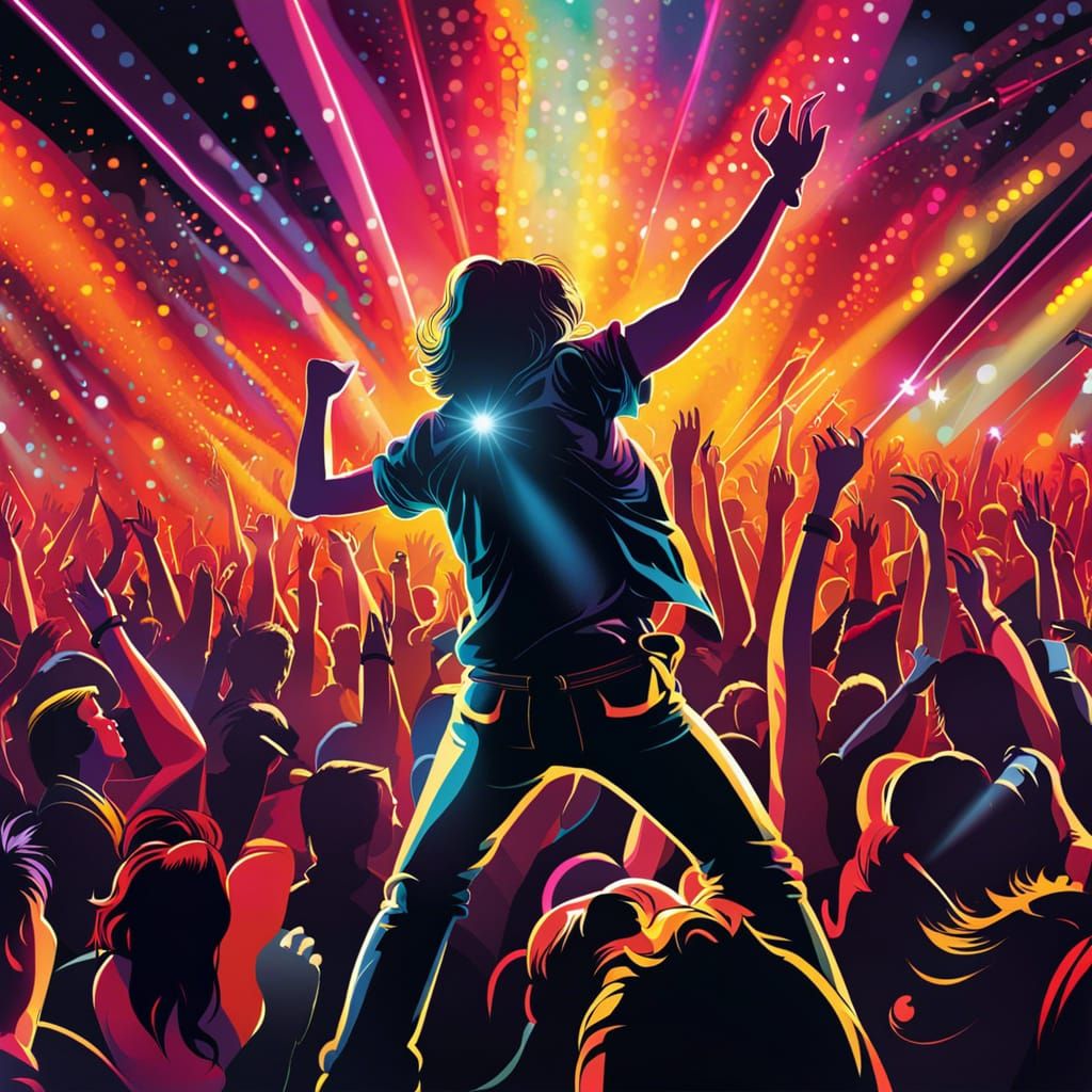 Electrifying Rock Concert Energy