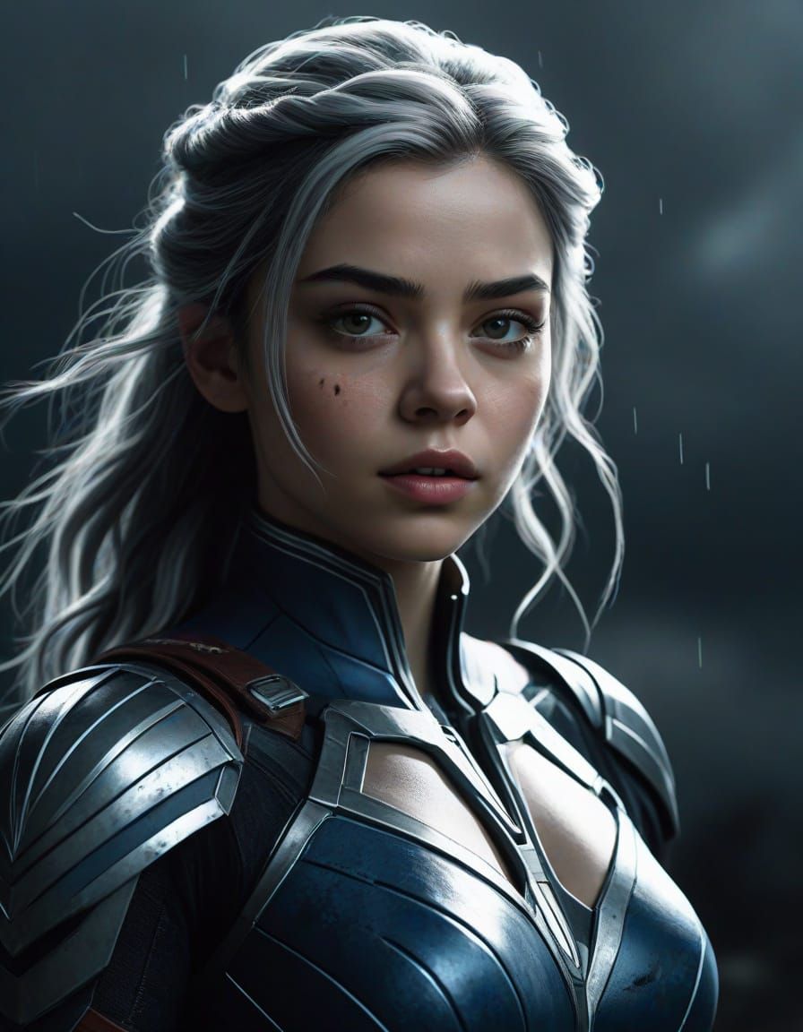 Confident Rogue from Marvel's X-Men, Captured in Cinematic C...