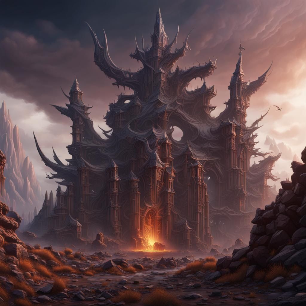 Fantastical Heavy Metal Spirit in Detailed Matte Painting