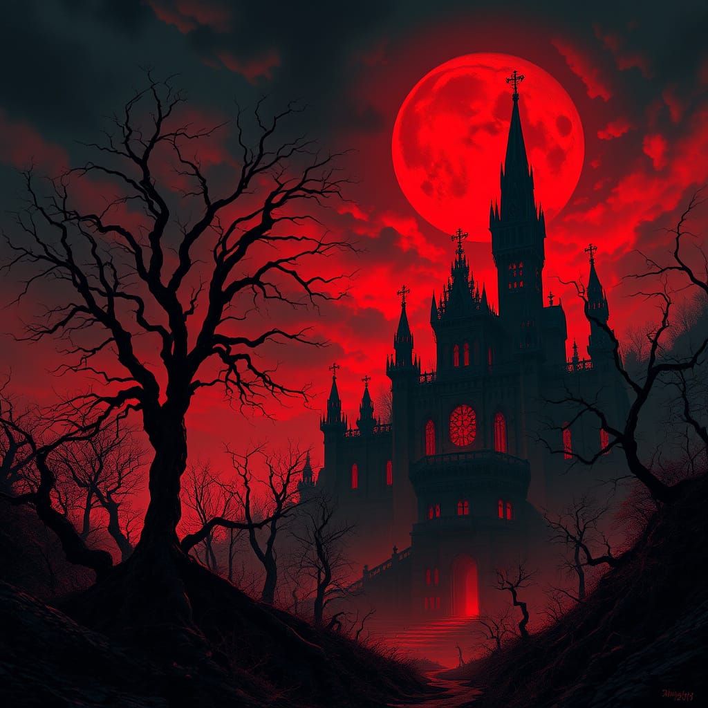 Ethereal Blood Twilight: Gothic Horror Lair