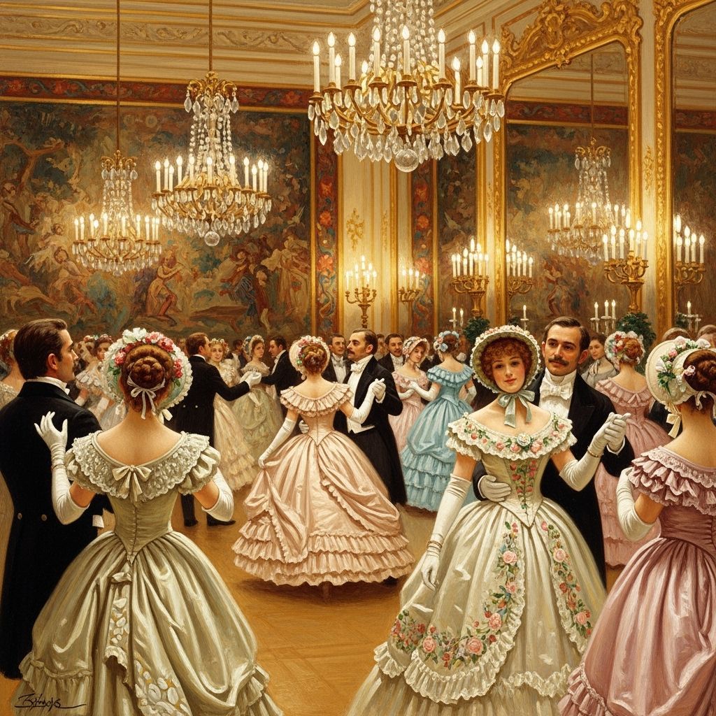 Victorian Ball in the Style of James Tissot