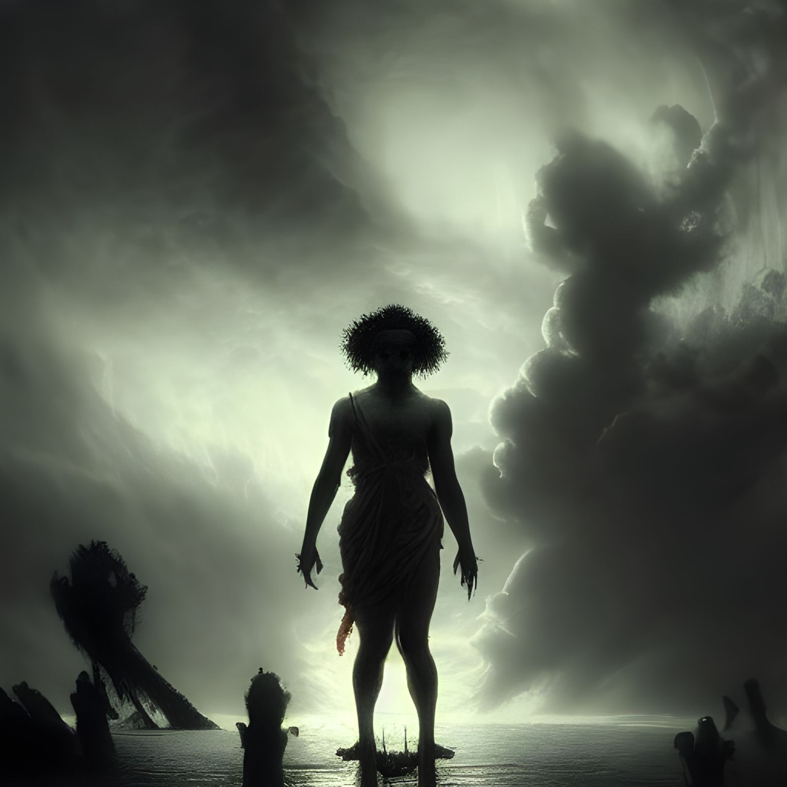 Hiranyakashipu in Horror Style