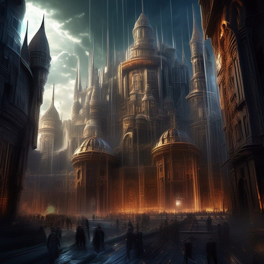 City at Time's End: Epic Castle in Space