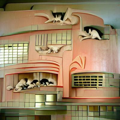 Kittens' Whimsical House: A Children's Illustration