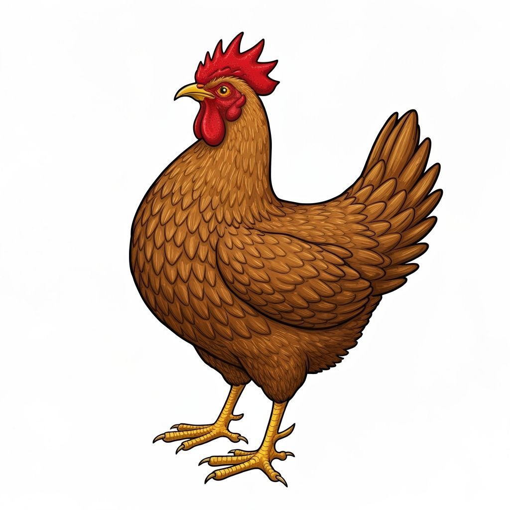 Luxury Lord Chicken in Regal Attire