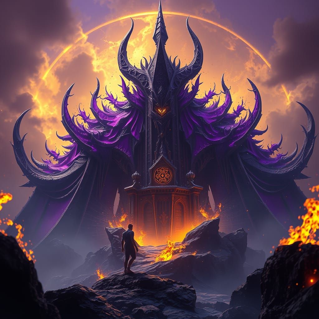 Dark Fantasy Concept Art Masterpiece in Vibrant Colors