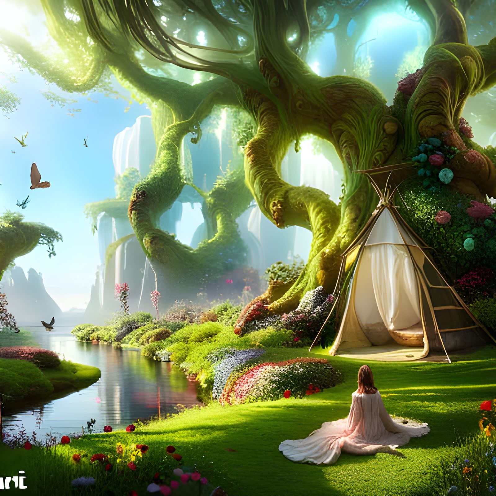 Dreamlike Magical Garden in Unreal Engine 5