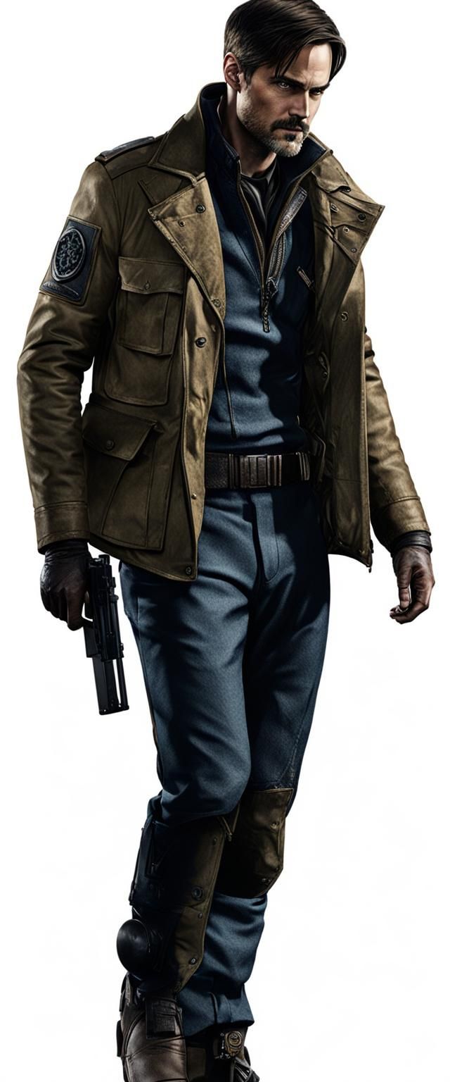 Ethan Winters Resident Evil 8 Digital Art