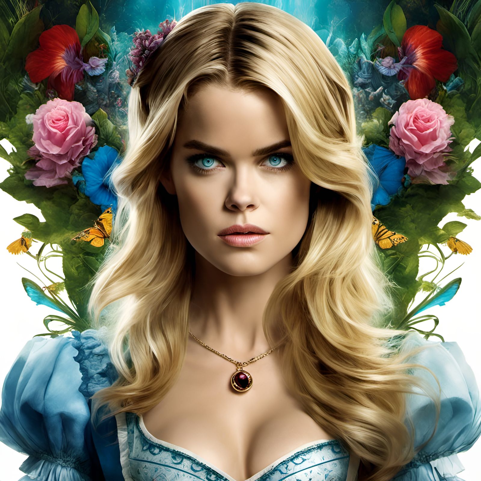 Alice Eve in Wonderland Portrait