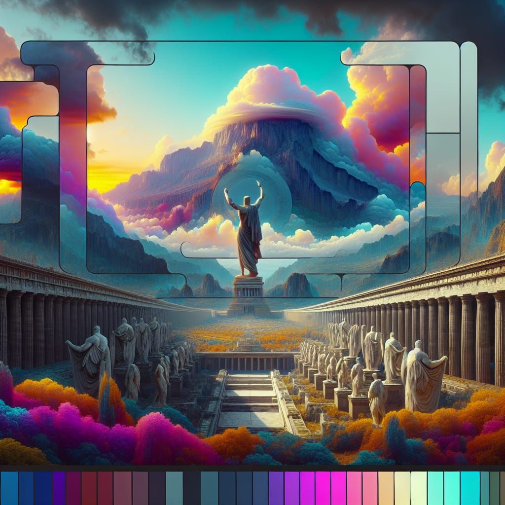 Mount Olympus: A Fantastical Concept Art View