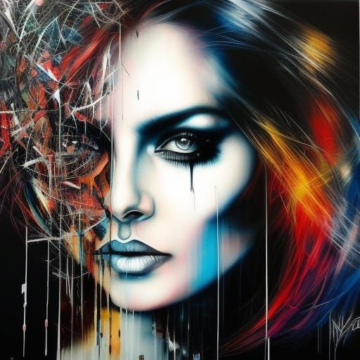 Dark Gothic Angel of Death Digital Art