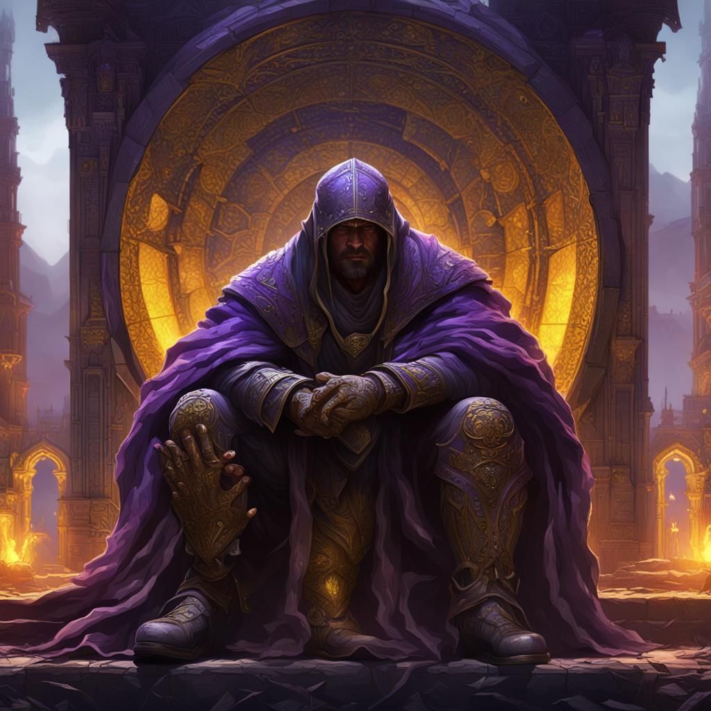 Dark Fantasy Sacrifice: A Hyperdetailed Masterpiece