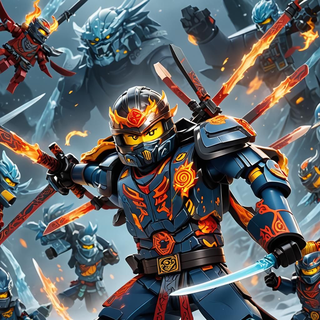 Kai from Lego Ninjago Anime Concept Art